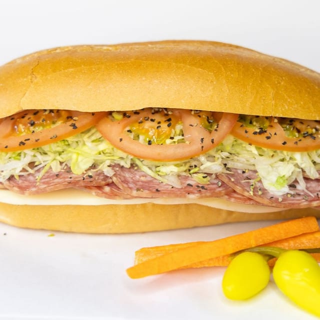 15. Dry Salami & Cheese Sub.
