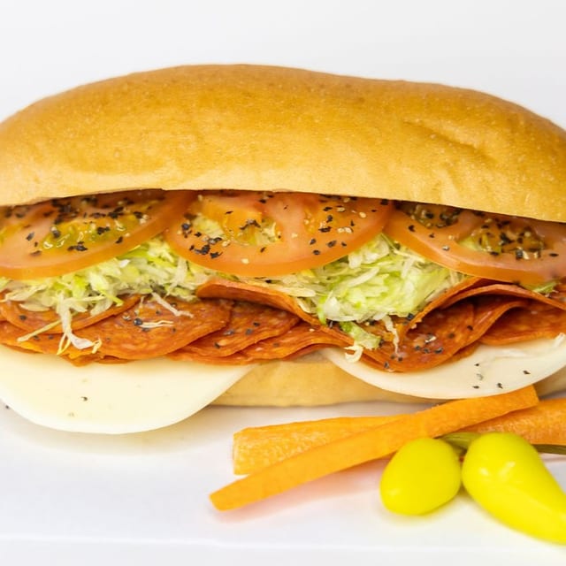 17. Pepperoni & Cheese Sub.