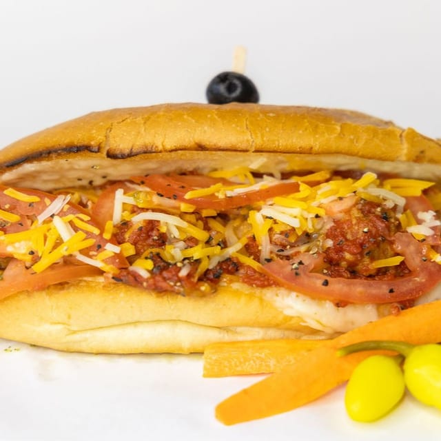 Meatball & Cheese Sub.