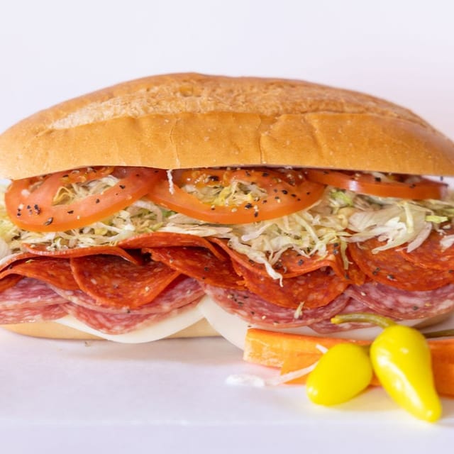 4. Pepperoni, Dry Salami & Cheese sub.