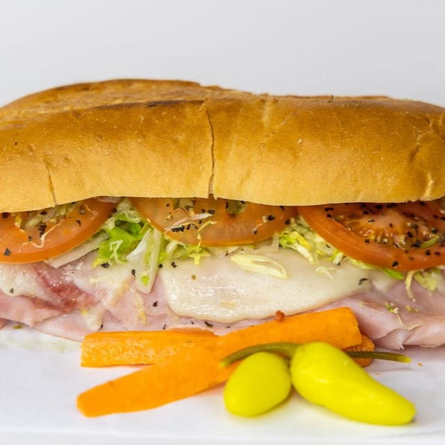 Hot Ham & Cheese Sub.