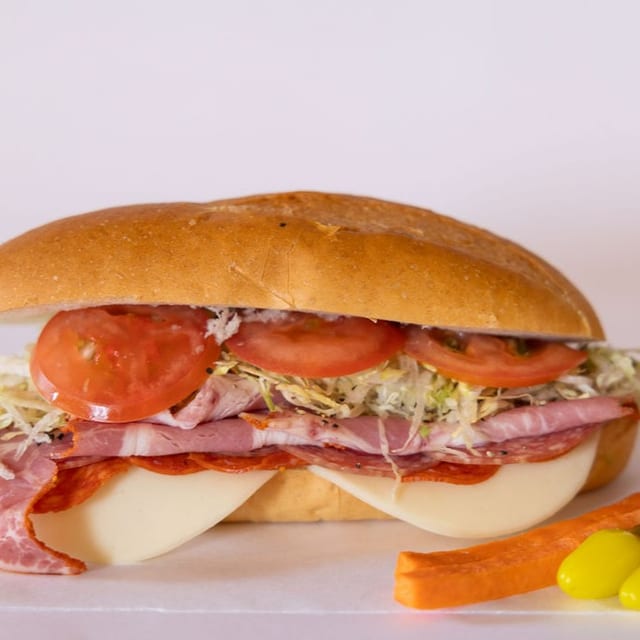1. Capocollo, Dry Salami, Pepperoni & Cheese Sub.